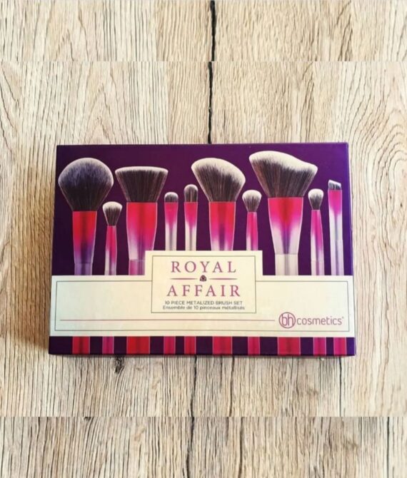 Royal Affair Metalized 10 Pcs Brush Set