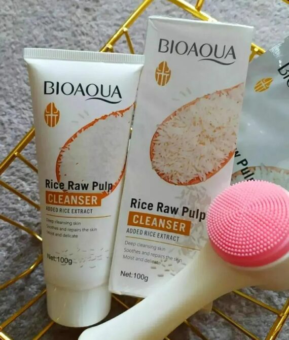 Rice Cleanser and Duo Facial Brush