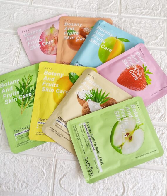 Sadoer Botany and Fruits Series Facial Sheet Masks