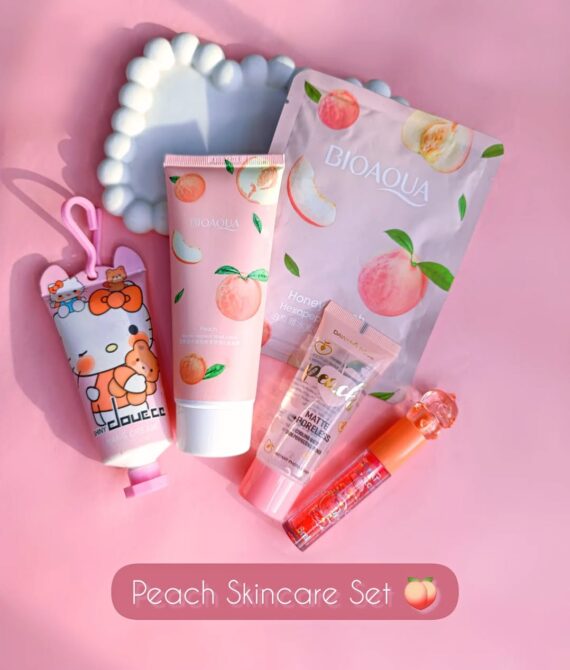 Peach Skincare Set